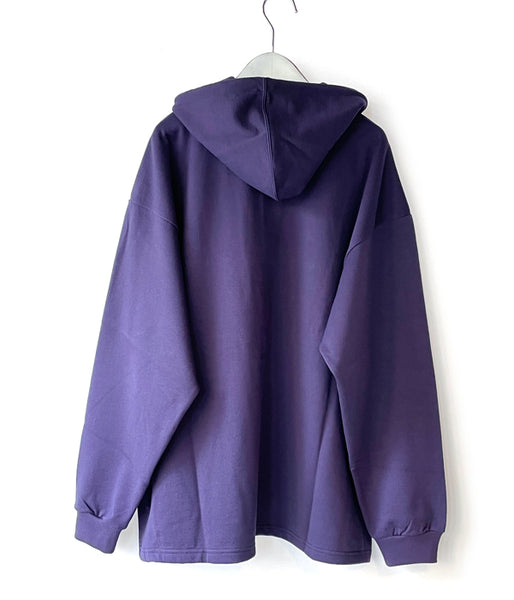 DESCENDANT/BERRYS HENLEY NECK HOODED LS (PURPLE)