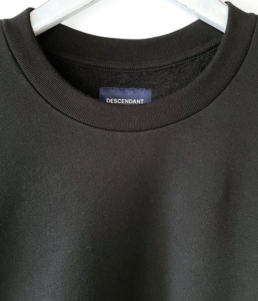 DESCENDANT/SEMAPHORE CREW NECK SWEATSHIRT (BLACK)