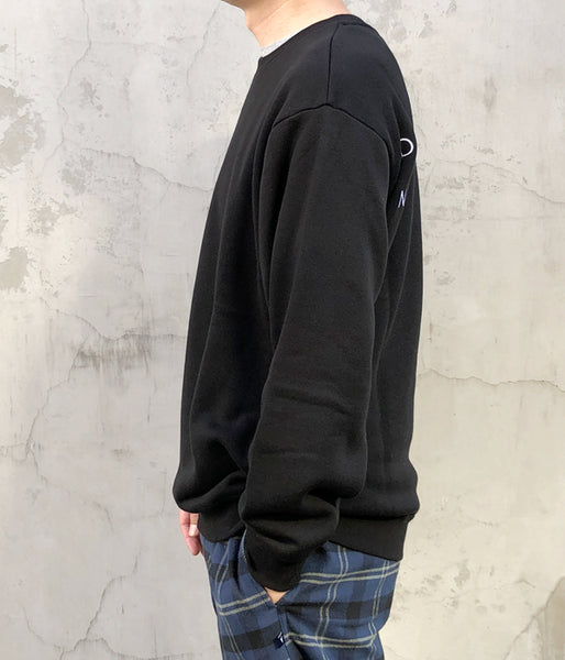 DESCENDANT/SEMAPHORE CREW NECK SWEATSHIRT (BLACK)