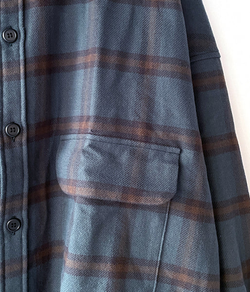 DESCENDANT/VANNING PLAID LS SHIRT FULL SIZE (GREEN)