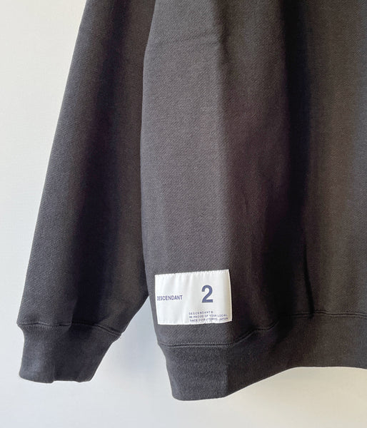 DESCENDANT/TEAM CREW NECK SWEATSHIRT (BLACK)