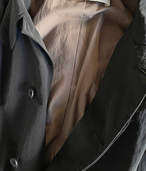 POLYPLOID/LONG COAT C (BLACK)