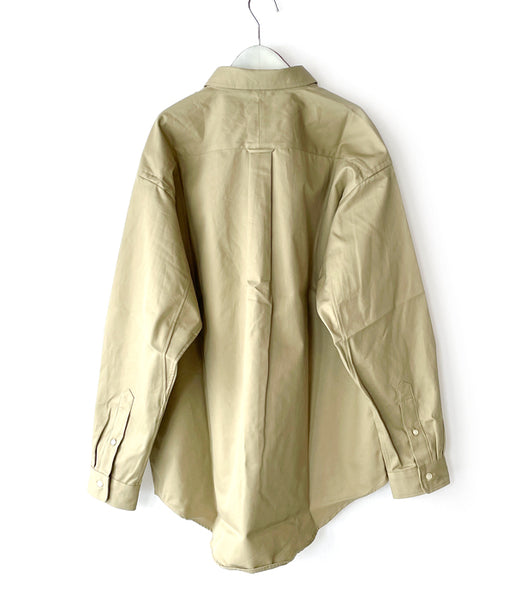 DESCENDANT/KENNEDY'S COTTON LS SHIRT STANDARD (KhaKee)