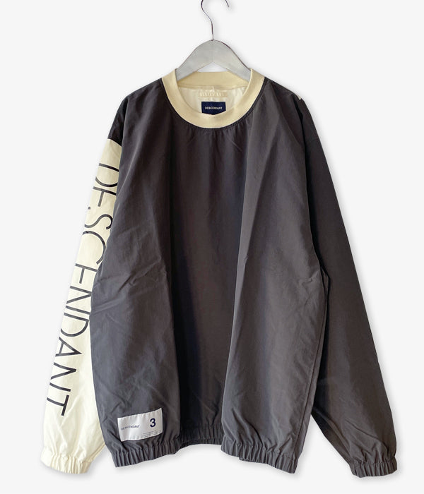 DESCENDANTディセンダント　HIKEOUT NYLON SMOCK LS DESCENDANT/HIKEOUT NYLON SMOCK LS (BLACK)