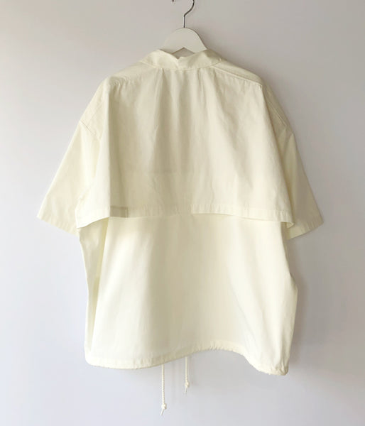 DIGAWEL/COACH S/S SHIRT JACKET (WHITE)