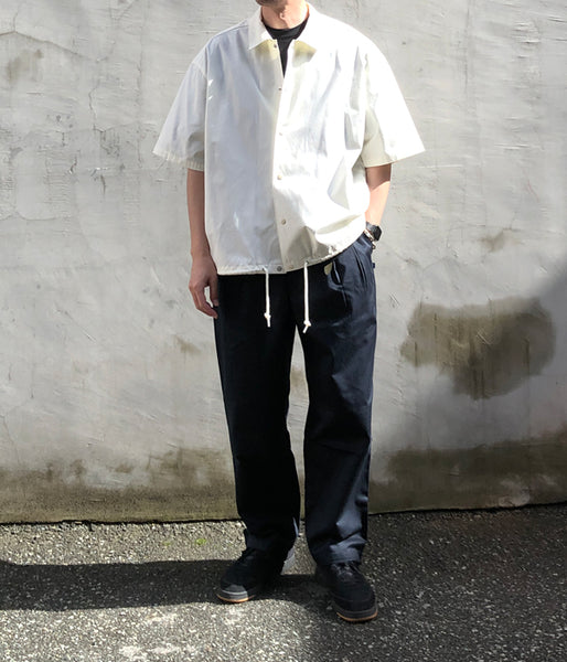 DIGAWEL/COACH S/S SHIRT JACKET (WHITE)