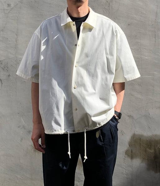 DIGAWEL/COACH S/S SHIRT JACKET (WHITE)