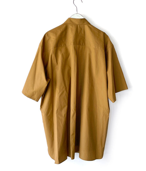 POLYPLOID/SHORT SLEEVE SHIRT C (LIGHT BROWN)