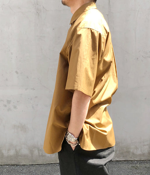 POLYPLOID/SHORT SLEEVE SHIRT C (LIGHT BROWN)