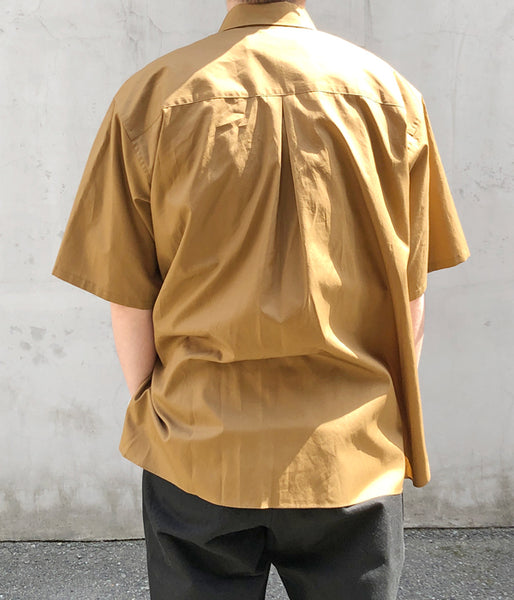 POLYPLOID/SHORT SLEEVE SHIRT C (LIGHT BROWN)