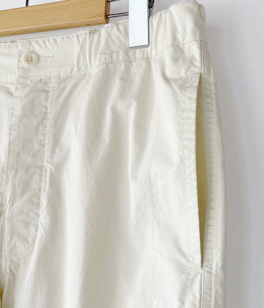 MHL./SUPERFINE COTTON TWILL PANTS WOMENS (ECRU)