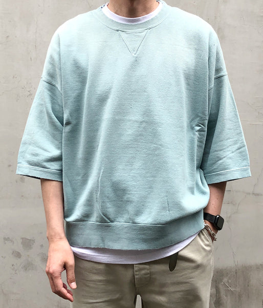 visvim/AMPLUS SWEAT S/S CRASH (L.T BLUE)