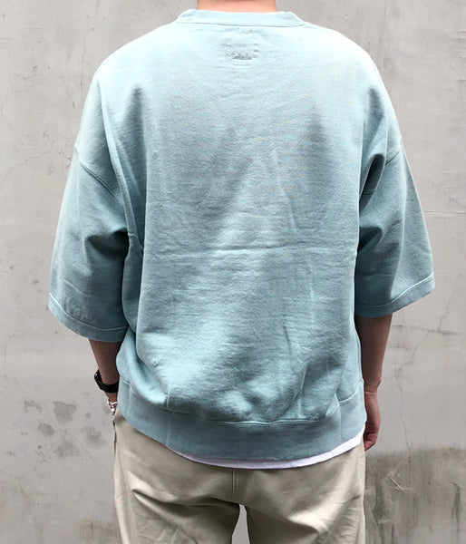 visvim/AMPLUS SWEAT S/S CRASH (L.T BLUE)