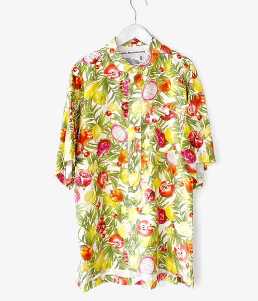 White Mountaineering/FRUIT PATTERN HALF SLEEVES SHIRT (MULTI)