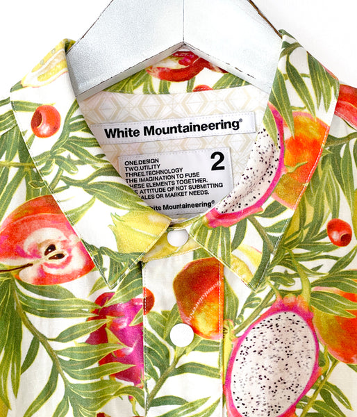White Mountaineering/FRUIT PATTERN HALF SLEEVES SHIRT (MULTI)
