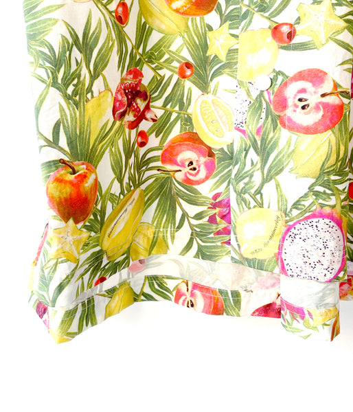 White Mountaineering/FRUIT PATTERN HALF SLEEVES SHIRT (MULTI)