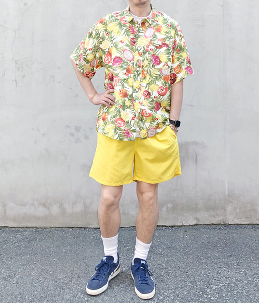 White Mountaineering/FRUIT PATTERN HALF SLEEVES SHIRT (MULTI)