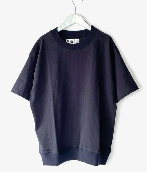 MHL./ROUGH COTTON JERSEY SS (DARK NAVY)