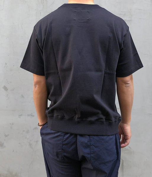 MHL./ROUGH COTTON JERSEY SS (DARK NAVY)