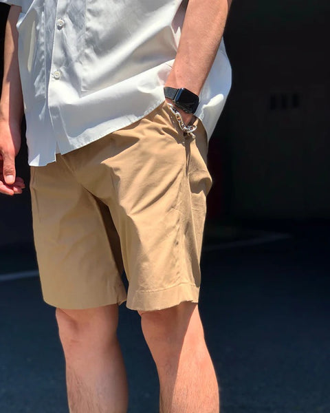 WELCOME-RAIN/LIGHT SHORT PANTS (OLIVE)