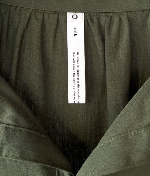 holk/LONG BLOUSE (OLIVE)