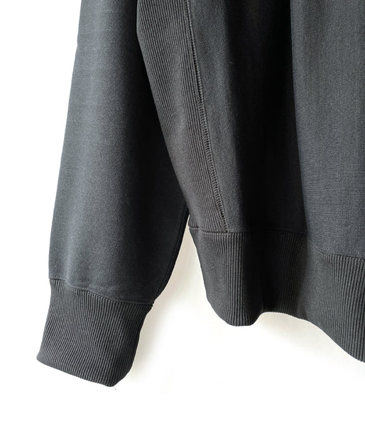 Manual Alphabet/QUICK DRY CREW NECK (BLACK)