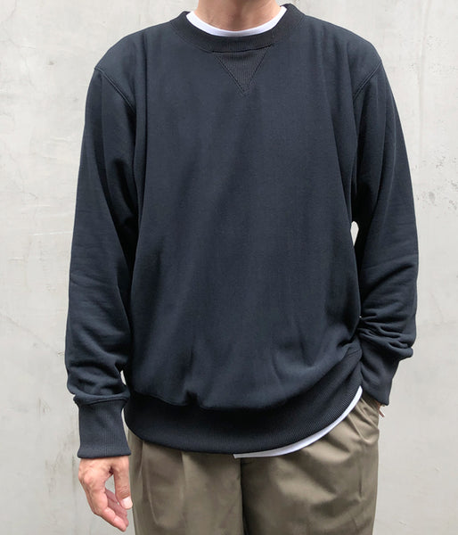 Manual Alphabet/QUICK DRY CREW NECK (BLACK)