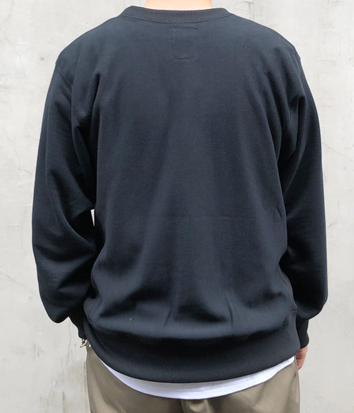 Manual Alphabet/QUICK DRY CREW NECK (BLACK)