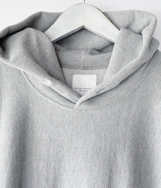 Manual Alphabet/QUICK DRY SWEAT HOODIE (MIX GRY)