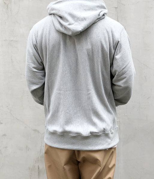 Manual Alphabet/QUICK DRY SWEAT HOODIE (MIX GRY)
