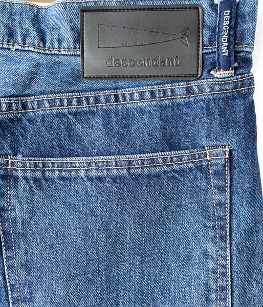DESCENDANT/1986 DENIM TROUSERS STRAIGHT