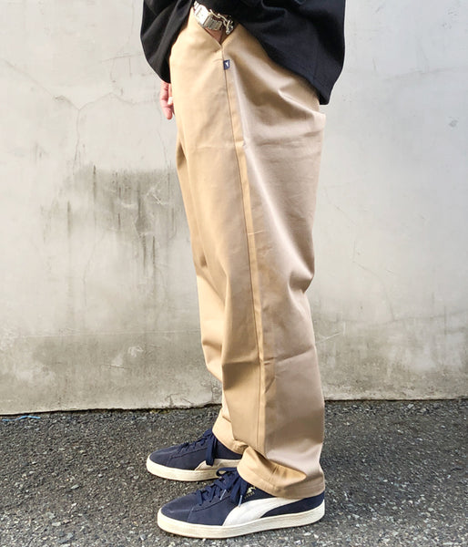 DESCENDANT/DC-6 TWILL TROUSERS (BEIGE)