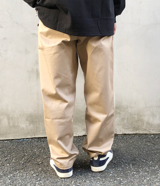 DESCENDANT/DC-6 TWILL TROUSERS (BEIGE)