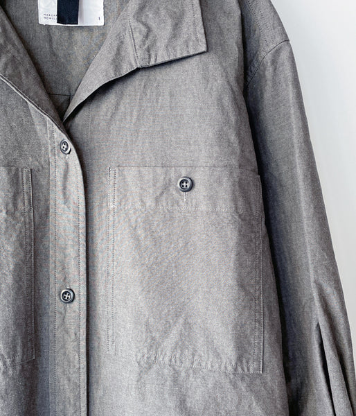 MHL./MELANGE COTTON CHAMBRAY OP (GREY)
