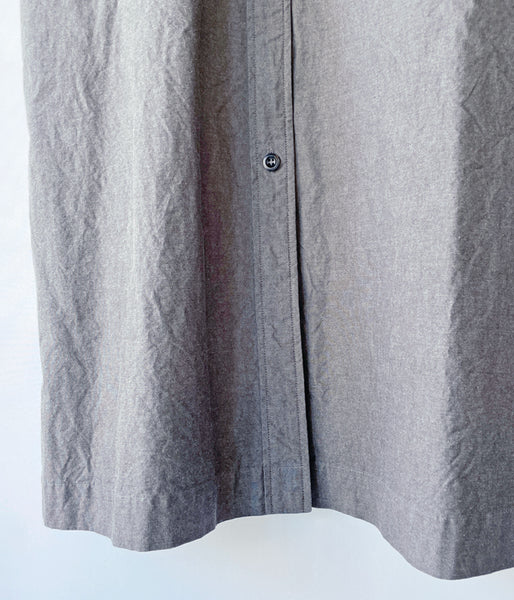 MHL./MELANGE COTTON CHAMBRAY OP (GREY)