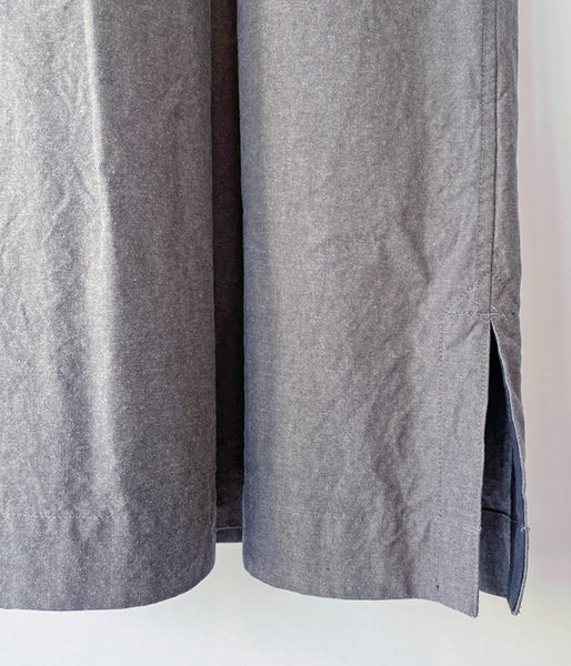 MHL./MELANGE COTTON CHAMBRAY OP (GREY)