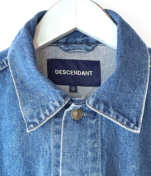 DESCENDANT/TEAR DENIM JACKET (INDIGO)