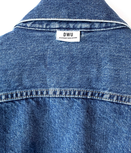 DESCENDANT/TEAR DENIM JACKET (INDIGO)