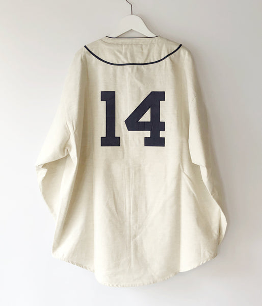 DESCENDANT/BLEEK BASEBALL LS SHIRT (GRAY)