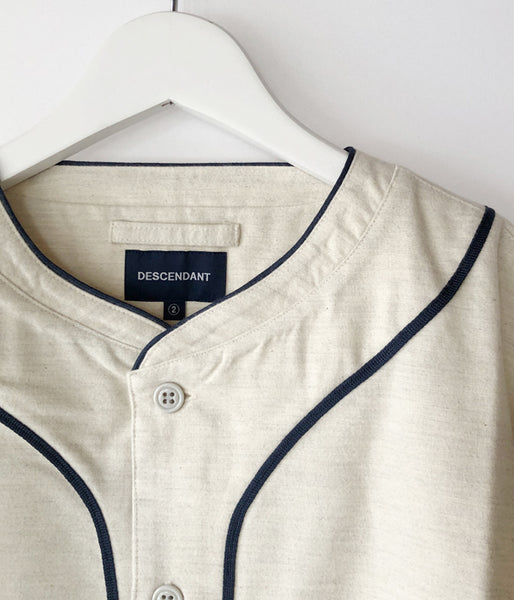 DESCENDANT/BLEEK BASEBALL LS SHIRT (GRAY)