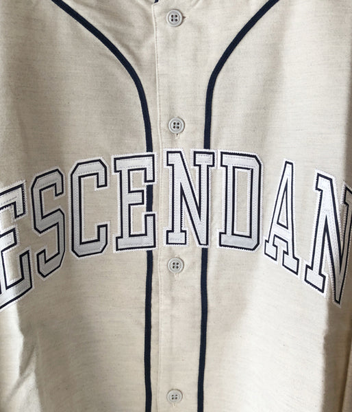 DESCENDANT/BLEEK BASEBALL LS SHIRT (GRAY)