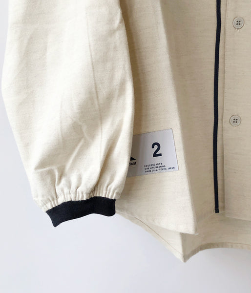 DESCENDANT/BLEEK BASEBALL LS SHIRT (GRAY)