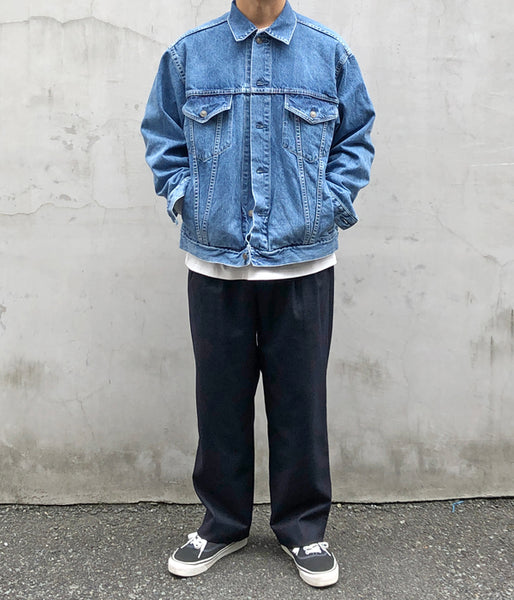 DESCENDANT/TEAR DENIM JACKET (INDIGO)