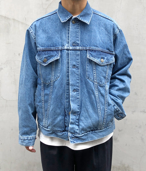 DESCENDANT/TEAR DENIM JACKET (INDIGO)