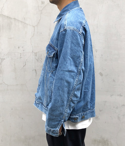 DESCENDANT/TEAR DENIM JACKET (INDIGO)