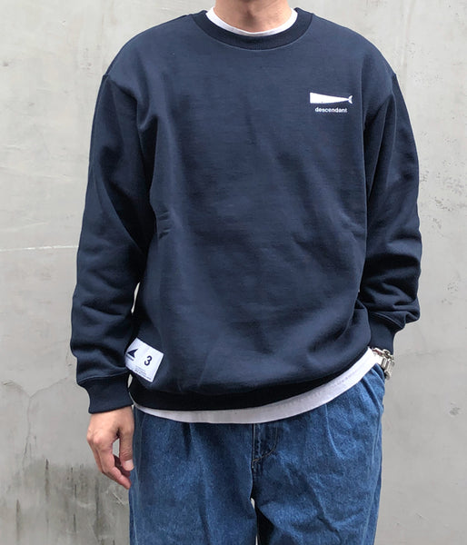 DESCENDANT/CACHALOT CREW NECK (NAVY)