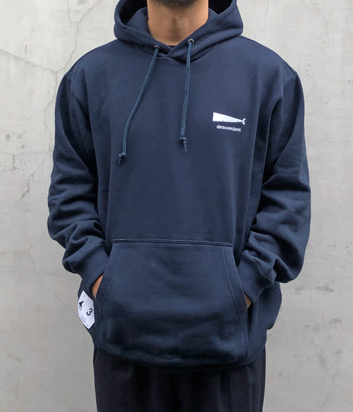 DESCENDANT/CACHALOT HOODY (NAVY)