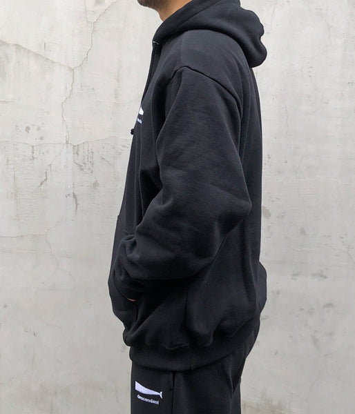 DESCENDANT/CACHALOT HOODY (BLACK)