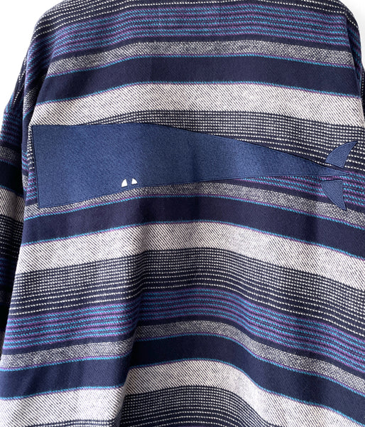 DESCENDANT/MAR CLUB JACKET (NAVY)