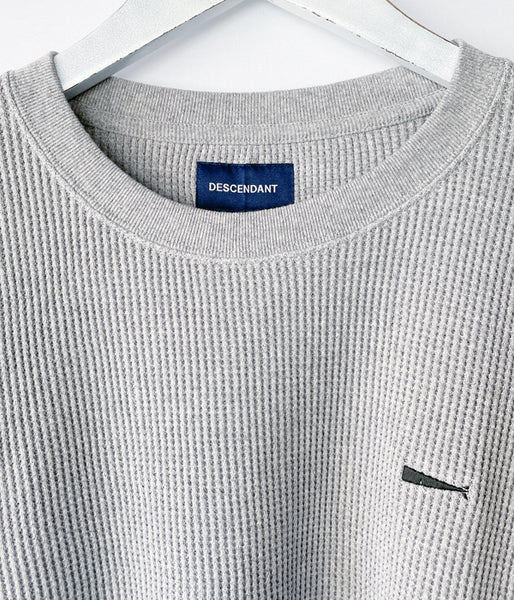 DESCENDANT/GAUFRE WAFFLE LS (GRAY)